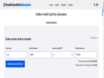 Credit Card Fee Calculator Screenshot 2