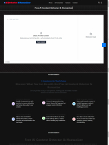 AI Content Detector And Humanizer PHP Script Screenshot 1