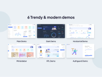 Modernize Angular Admin Dashboard Template Screenshot 4