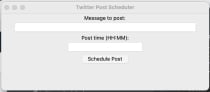 AutoTweet Scheduler - Python Screenshot 1