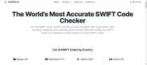 Swiftlist.io - Banks SWIFT Code Database Script Screenshot 1