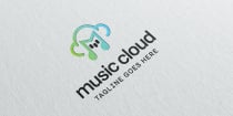 Cloud Music Logo Design Screenshot 1