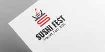 Sushi Food Logo Template Screenshot 1