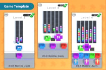 Bottle Jam - HyperCasual Puzzle Game - Unity Screenshot 1