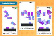 Sort Dominos - HyperCasual Puzzle Game - Unity Screenshot 1