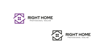 Right Home Logo Design Screenshot 2