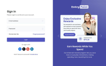 EntryPoint - Login Form HTML5 Template Screenshot 3