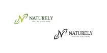 Naturely N Letter Logo Design Screenshot 2