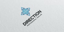 Direction Globe Logo Design Screenshot 1