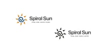 Spiral Sun Logo Design Screenshot 2