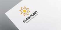 Sun Round Logo Design Screenshot 1