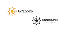 Sun Round Logo Design Screenshot 2