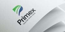 Primex P Letter Logo Design Screenshot 1