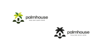 Palm House Logo Design Screenshot 2