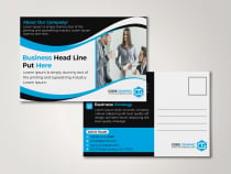 Corporate Postcard Design Template Screenshot 1