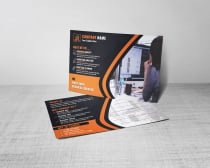 Corporate Postcard Template Design Screenshot 2