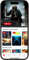 Movix - React Native Movie Streaming App Ui Kit Screenshot 2