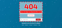 Clouds  Animated 404 Error Page HTML Template Screenshot 1