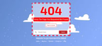 Clouds  Animated 404 Error Page HTML Template Screenshot 2