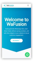 WaFusion - WhatsApp Link Generator and Widget Screenshot 1