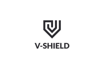 Letter V Shield  Logo Screenshot 3