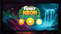 Funky Neon Jungle - Construct 3 Game HTML5 Screenshot 1