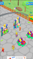 Awesome Park Idle Game 3D Unity Source Code Screenshot 2