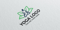 Yoga Leaves Logo Design Screenshot 1