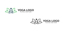 Yoga Leaves Logo Design Screenshot 2