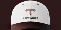 Law Write Logo Design Screenshot 1