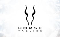 Minimal Horse Logo Design Screenshot 1