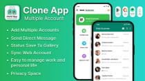 WhatsClone Pro - Multi-Account Android App Source  Screenshot 1