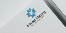 Books Library Logo Design Screenshot 1