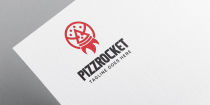 Pizza Rocket Logo Design Screenshot 1