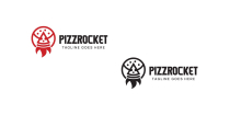 Pizza Rocket Logo Design Screenshot 2