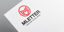 M Letter Logo Design Screenshot 1