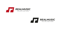 Real Music R Letter Logo Screenshot 2