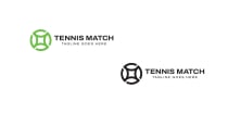 Tennis Match Logo Design Screenshot 2