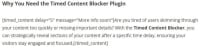 Timed Content Blocker WordPress Plugin Screenshot 3