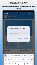 WriteToPdf - Document Editor PDF Creator Android Screenshot 3