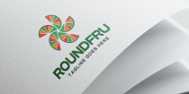 Round Fruit Shop Logo Design Screenshot 1