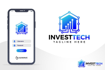 Financial Technology Logo Real Estate Invest Logo Screenshot 5