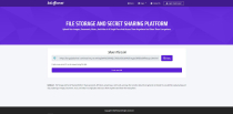 bdcSecret - Secret File Sharing Platform Screenshot 6