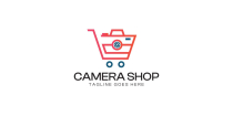 Camera Shopping Cart Logo Design Screenshot 1