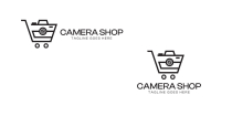 Camera Shopping Cart Logo Design Screenshot 2