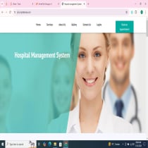 Hospital Management System With MySql Screenshot 1