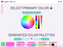 Color Wheel Color Palette PHP Script Screenshot 2