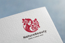 Nature Beauty Rose Girl Logo Screenshot 3