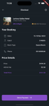 Mephisto - Hotel Booking App UI Toolkit Screenshot 2