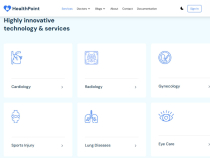Healthpoint Pro NextJs Website Template Screenshot 1